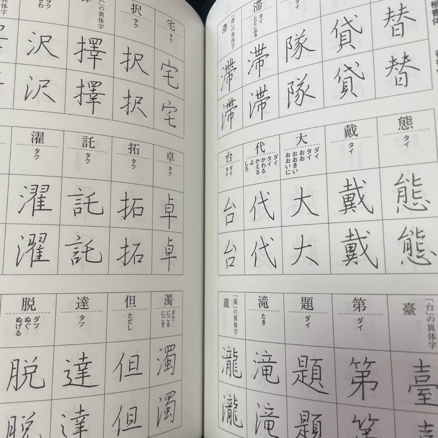 あて名便利帳 楷書行書字典 ペンセットの写真3枚目