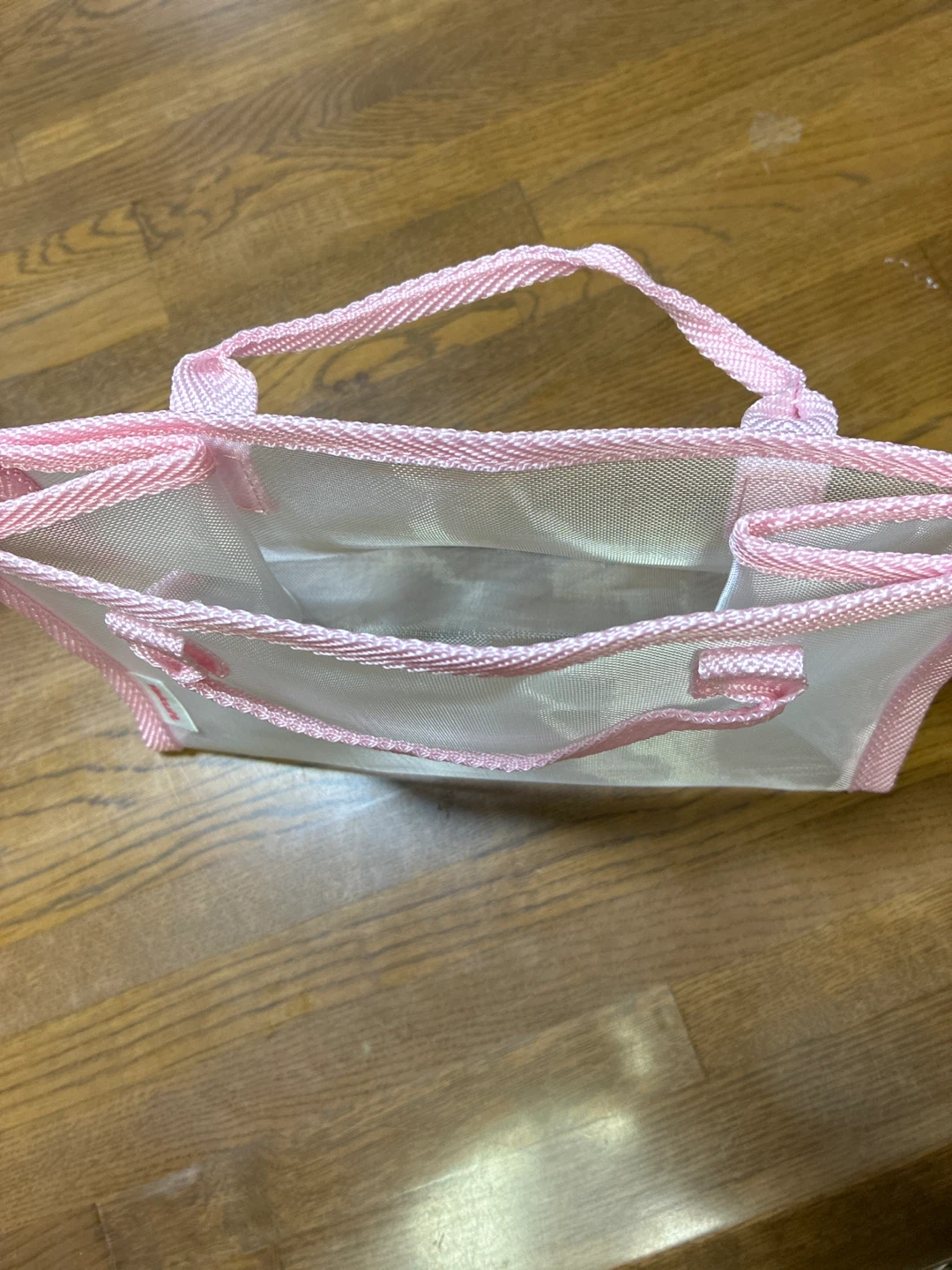 ヤクルト メッシュバッグ ピンクの写真3枚目