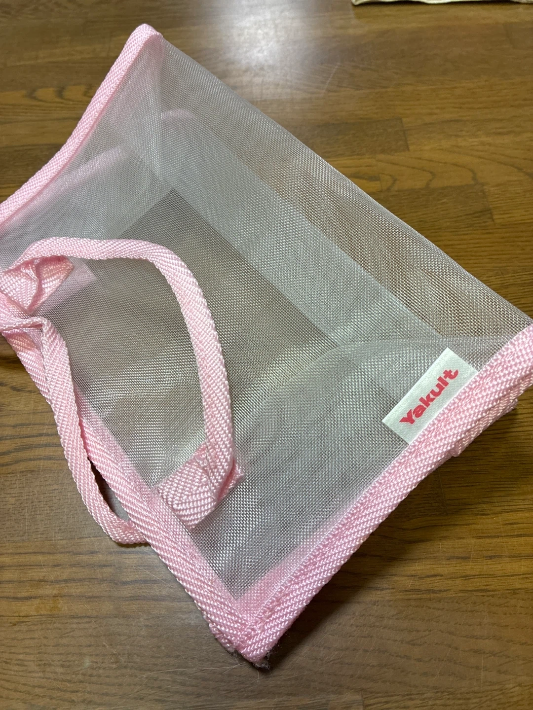 ヤクルト メッシュバッグ ピンクの写真2枚目