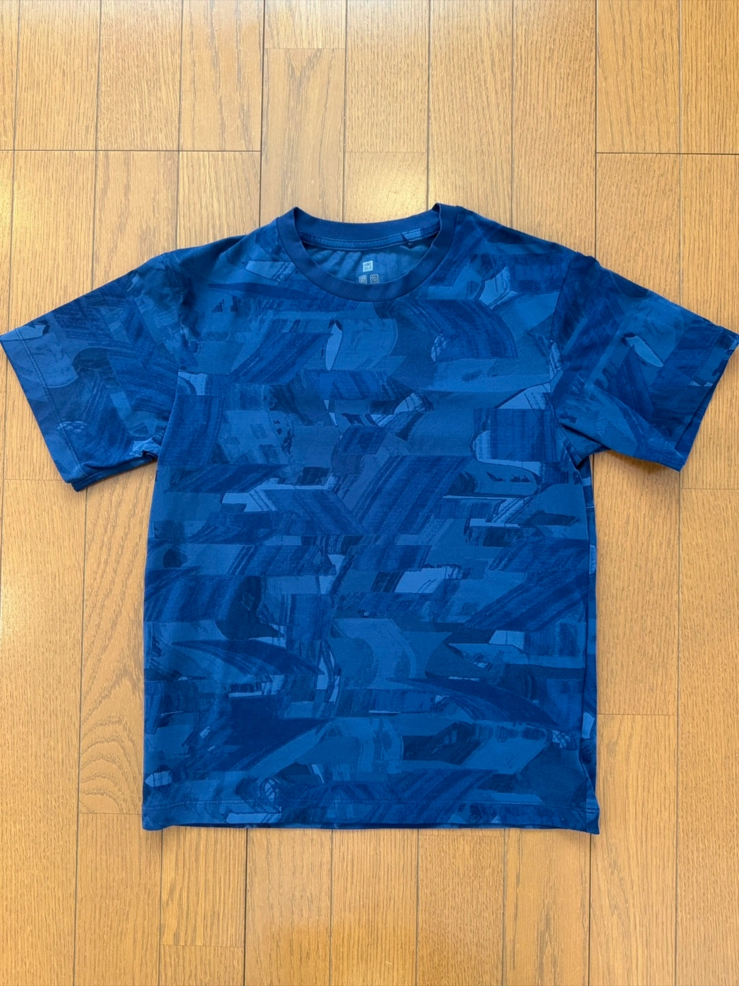 ユニクロ キッズ Tシャツ 140 ブルー