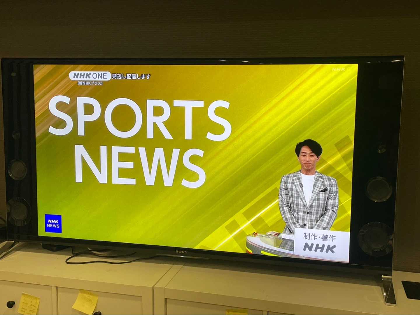 ソニーBRAVIA 55V型大型テレビ サイドスピーカーの写真5枚目