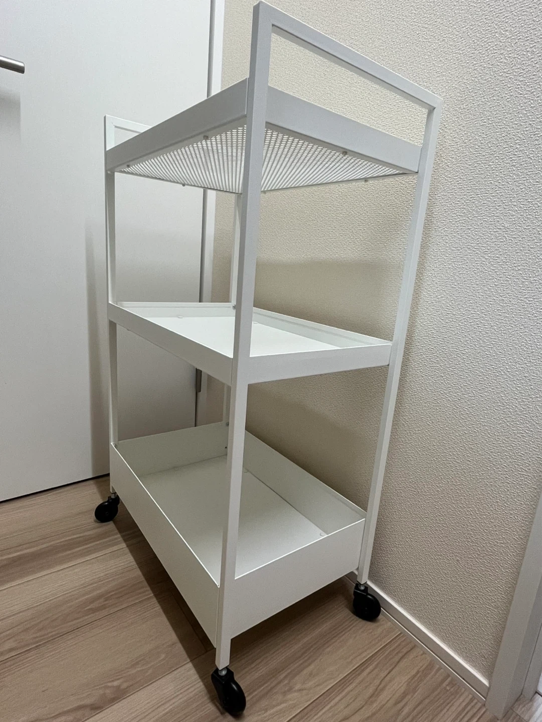 キッチンワゴン ホワイト 3段 収納🧺