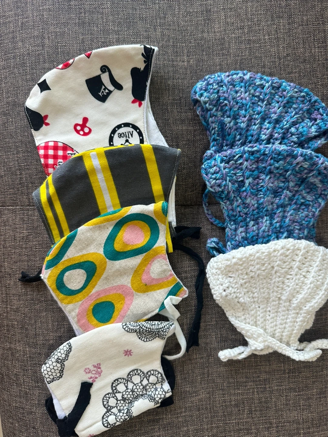 ハンドメイド 布マスク ニットマスク まとめ売り