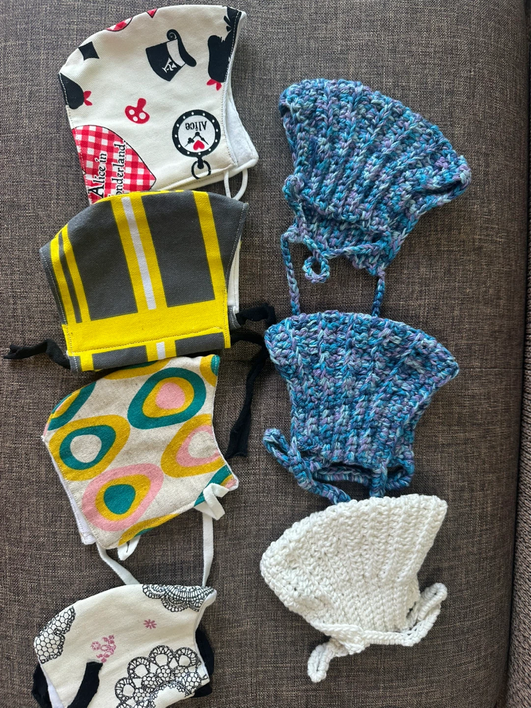 ハンドメイド 布マスク ニットマスク まとめ売りの写真2枚目
