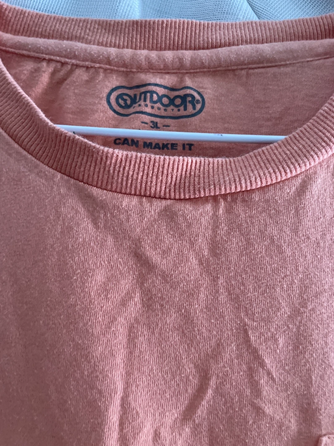 大きいサイズアウトドアプロダクツ Tシャツ 3L オレンジの写真2枚目