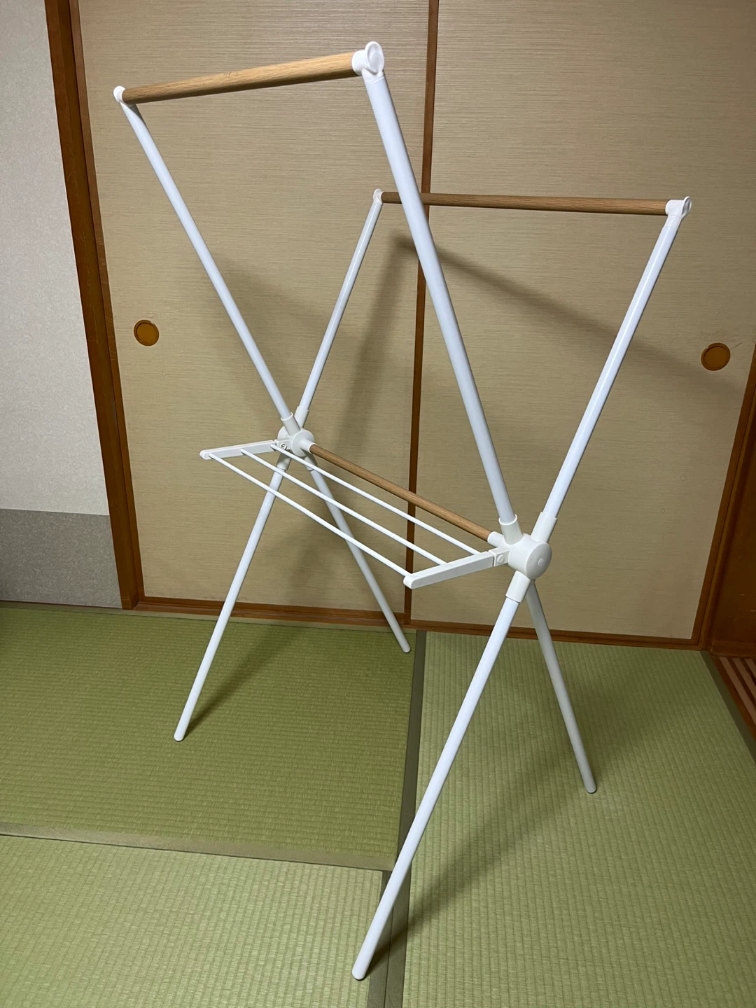 ニトリ　折りたたみ式 物干しスタンド