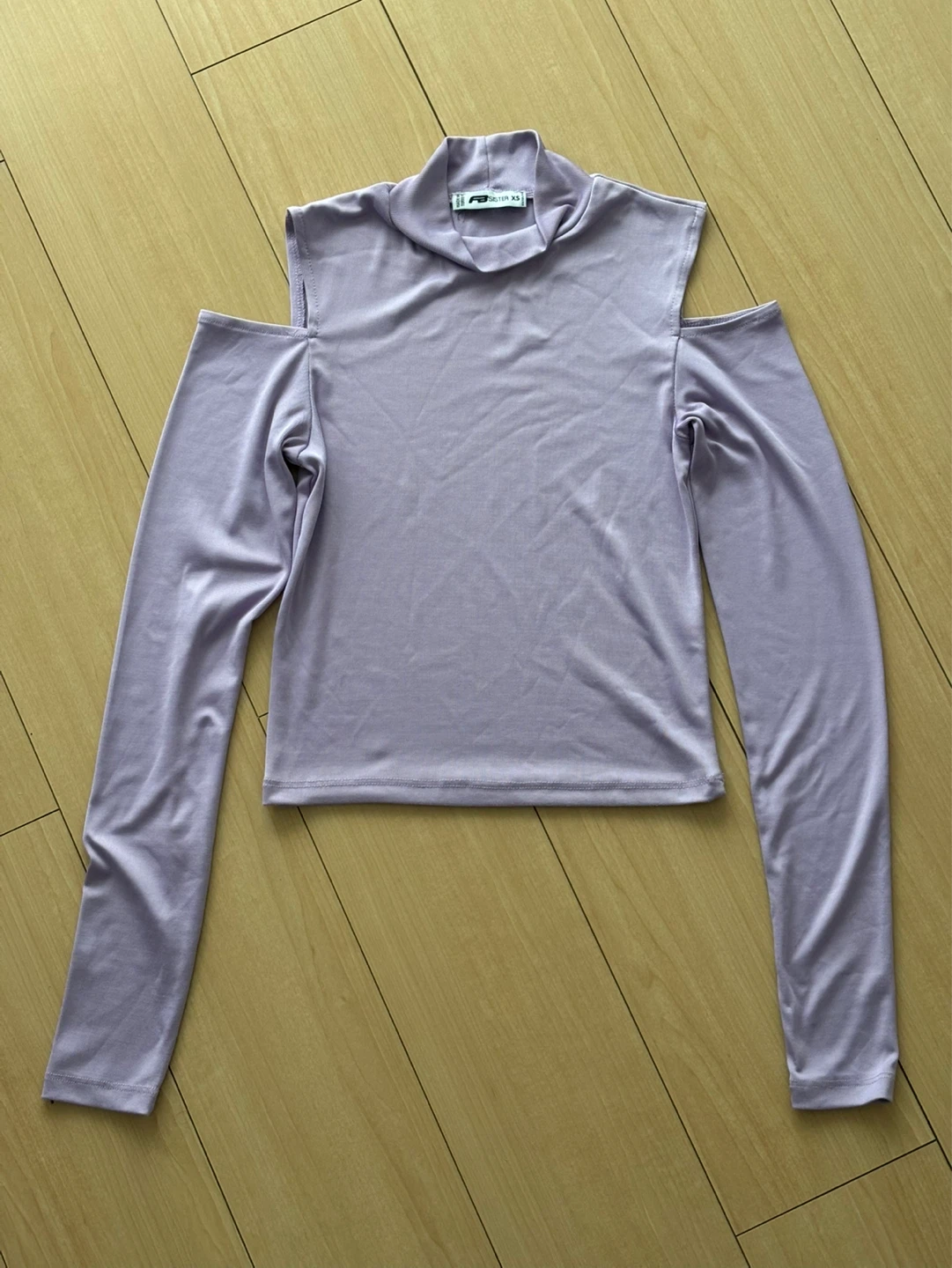 FBシスター 肩出しカットソー パープル XS
