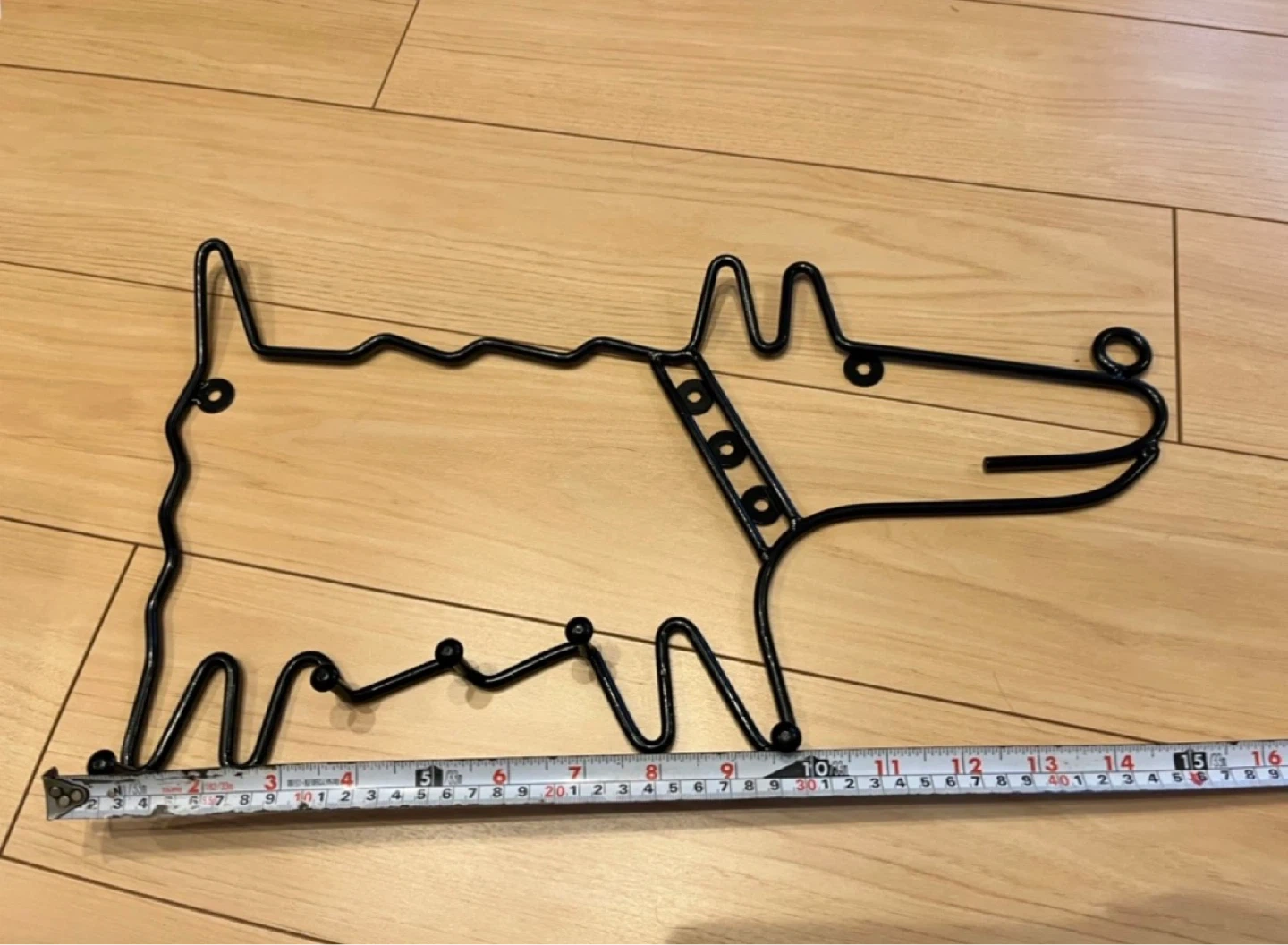 IKEAヴィンテージ 壁掛け コートラックの写真2枚目