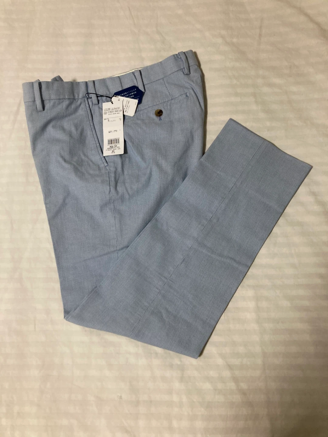 新品 未使用 定価¥29700 ザ・スコッチハウス パンツ 青の写真2枚目