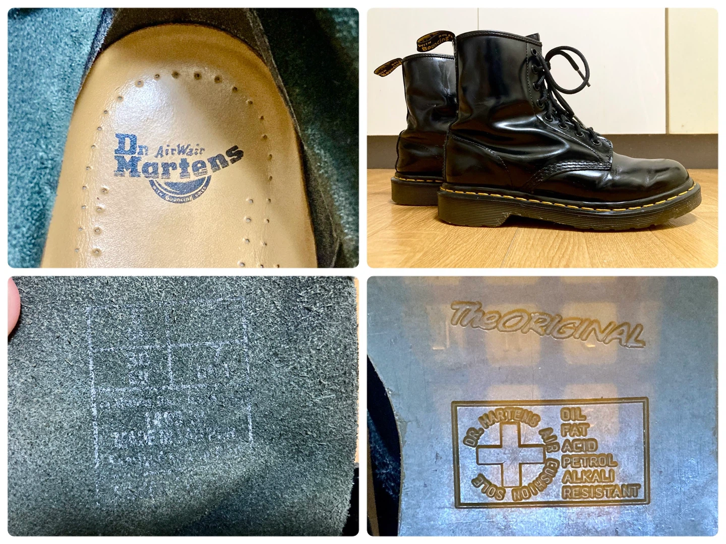 Dr. Martens 8ホール マーチン 1460 ブラック UK5〜6の写真10枚目