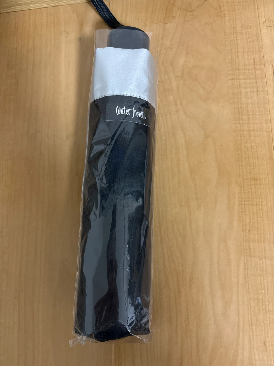 ウォーターフロント 耐風傘 58cm 黒 UVカット