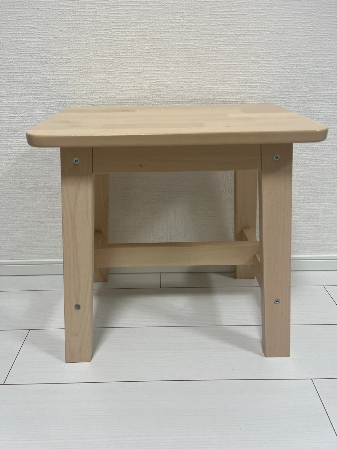 IKEA木製スツール ナチュラル