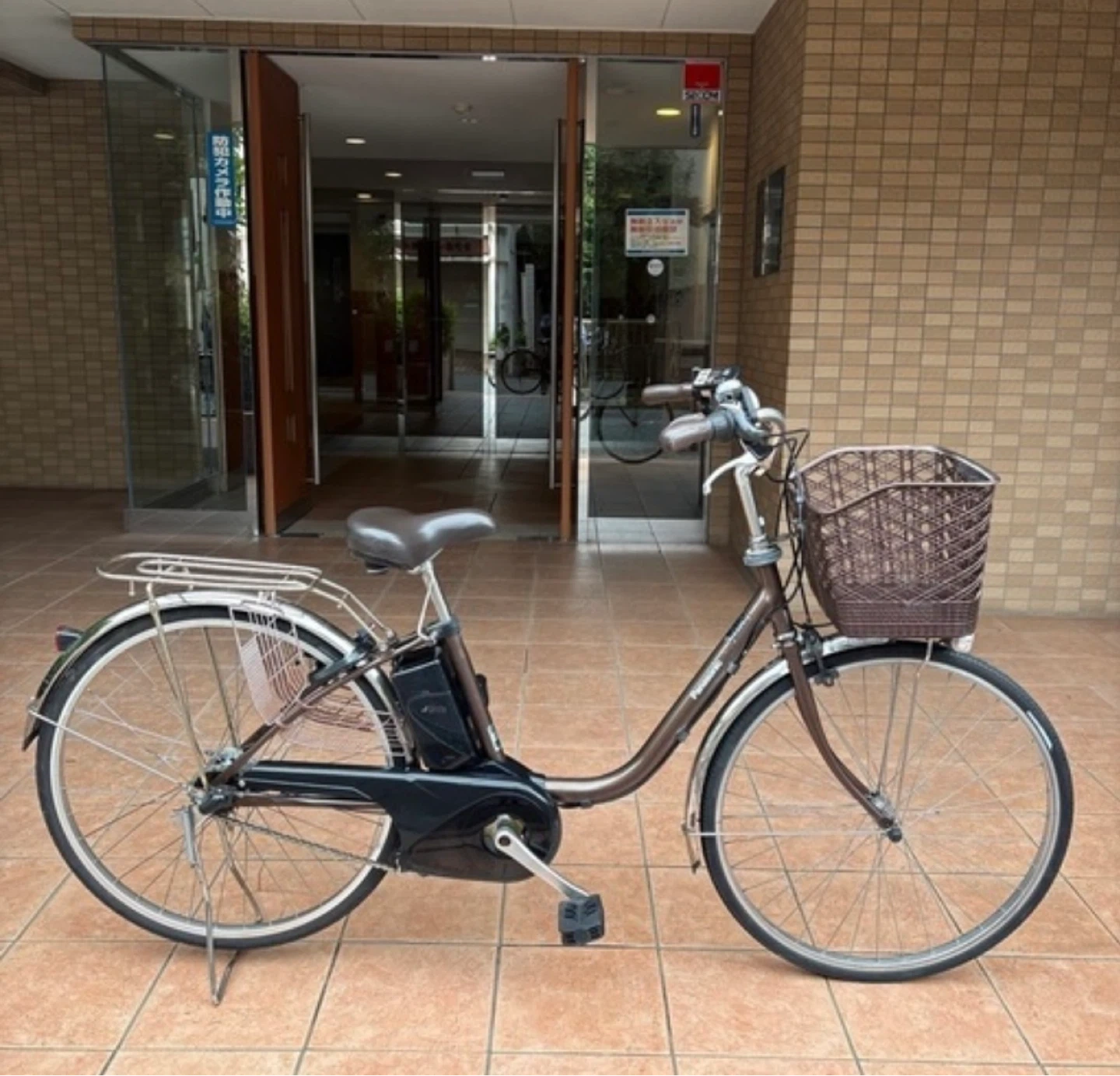 電動アシスト自転車、パナソニックバッテリー 8.9Ah .
