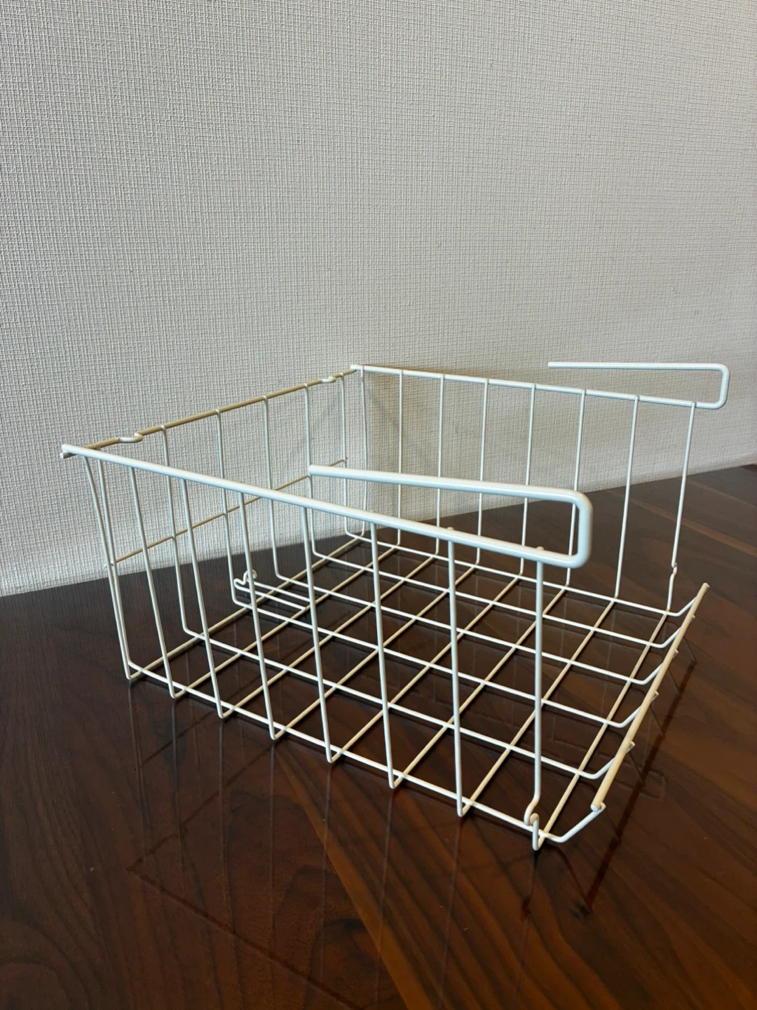 IKEA 棚下収納 ワイヤーバスケット 白　3個の写真3枚目