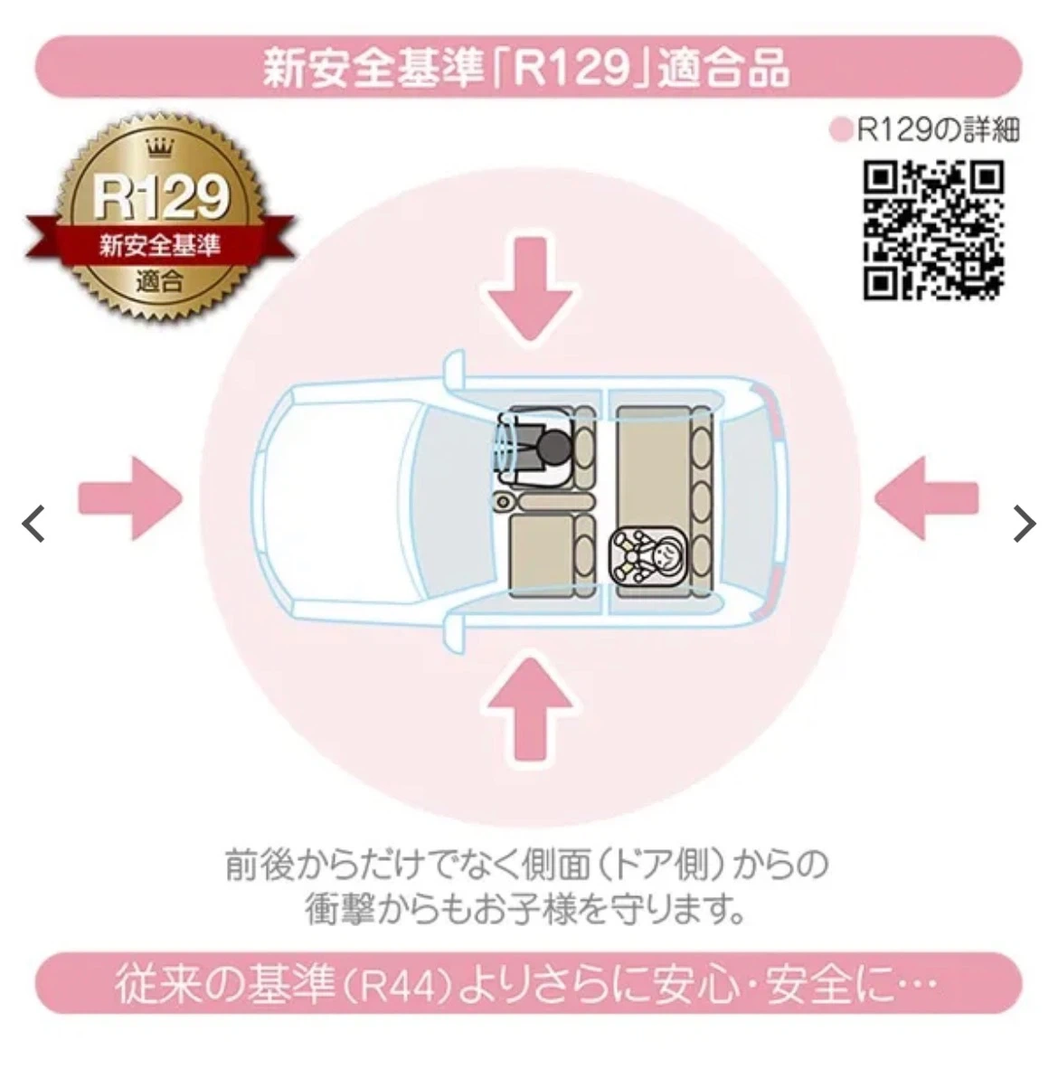 スマートエンジェル チャイルドシート レジェプラスネクストの写真2枚目