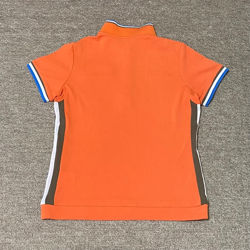 未使用 マンシングウェア レディース かのこ編み半袖ポロシャツ スタンドカラー Munsingwearの写真2枚目