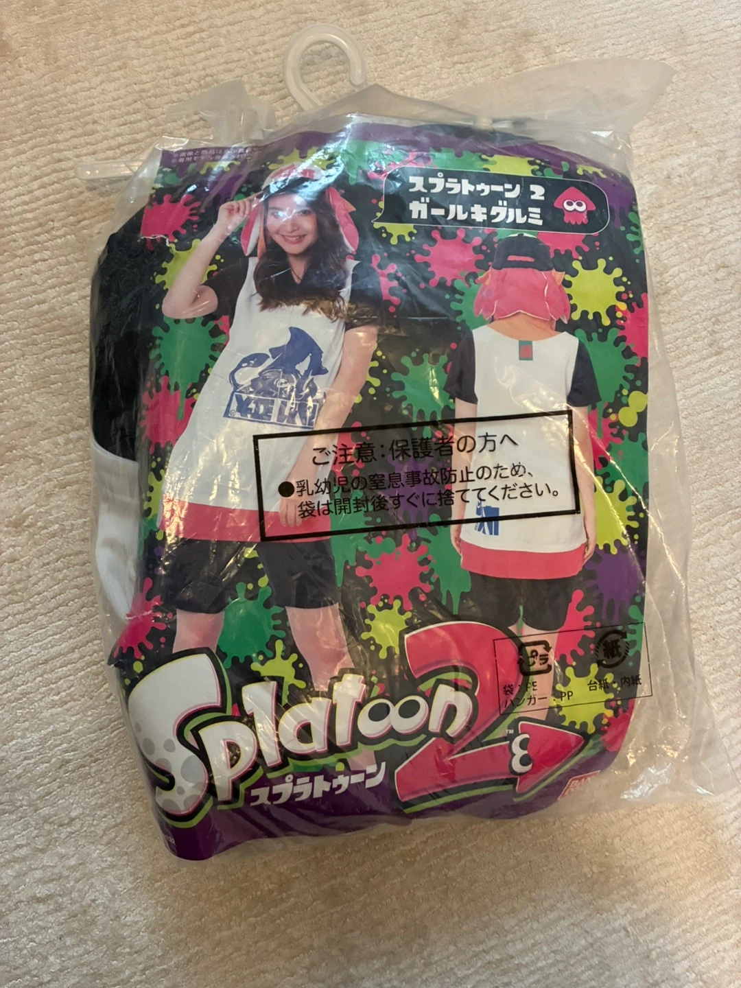 スプラトゥーン2 ガール着ぐるみ Lサイズの写真5枚目