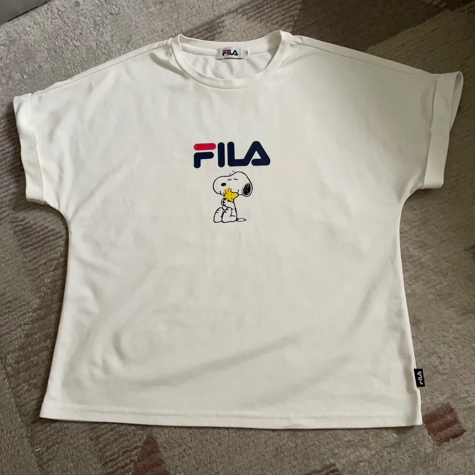 フィラ スヌーピー コラボ Tシャツ ホワイト