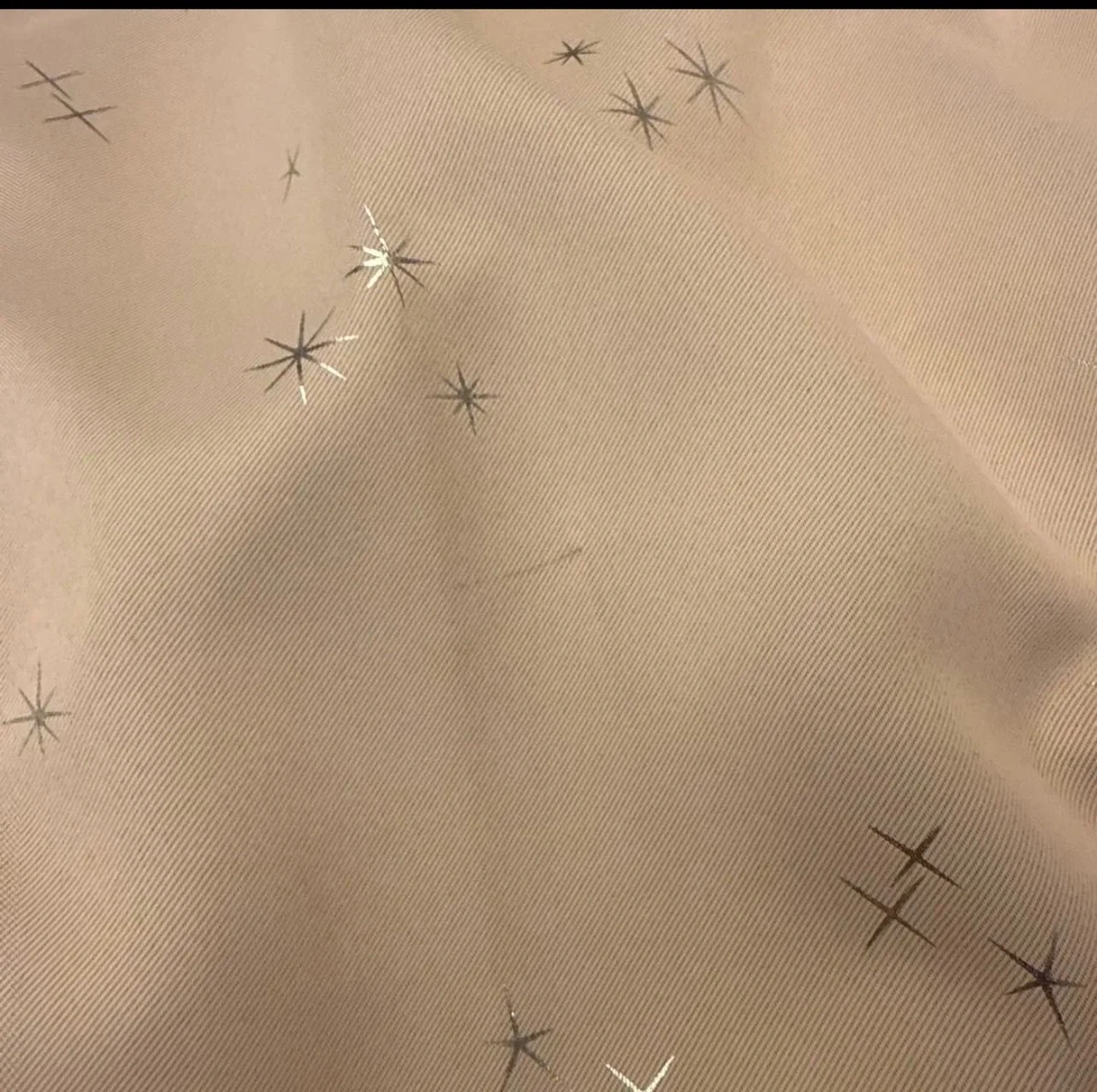 カーテン ピンク 星柄2枚の写真7枚目