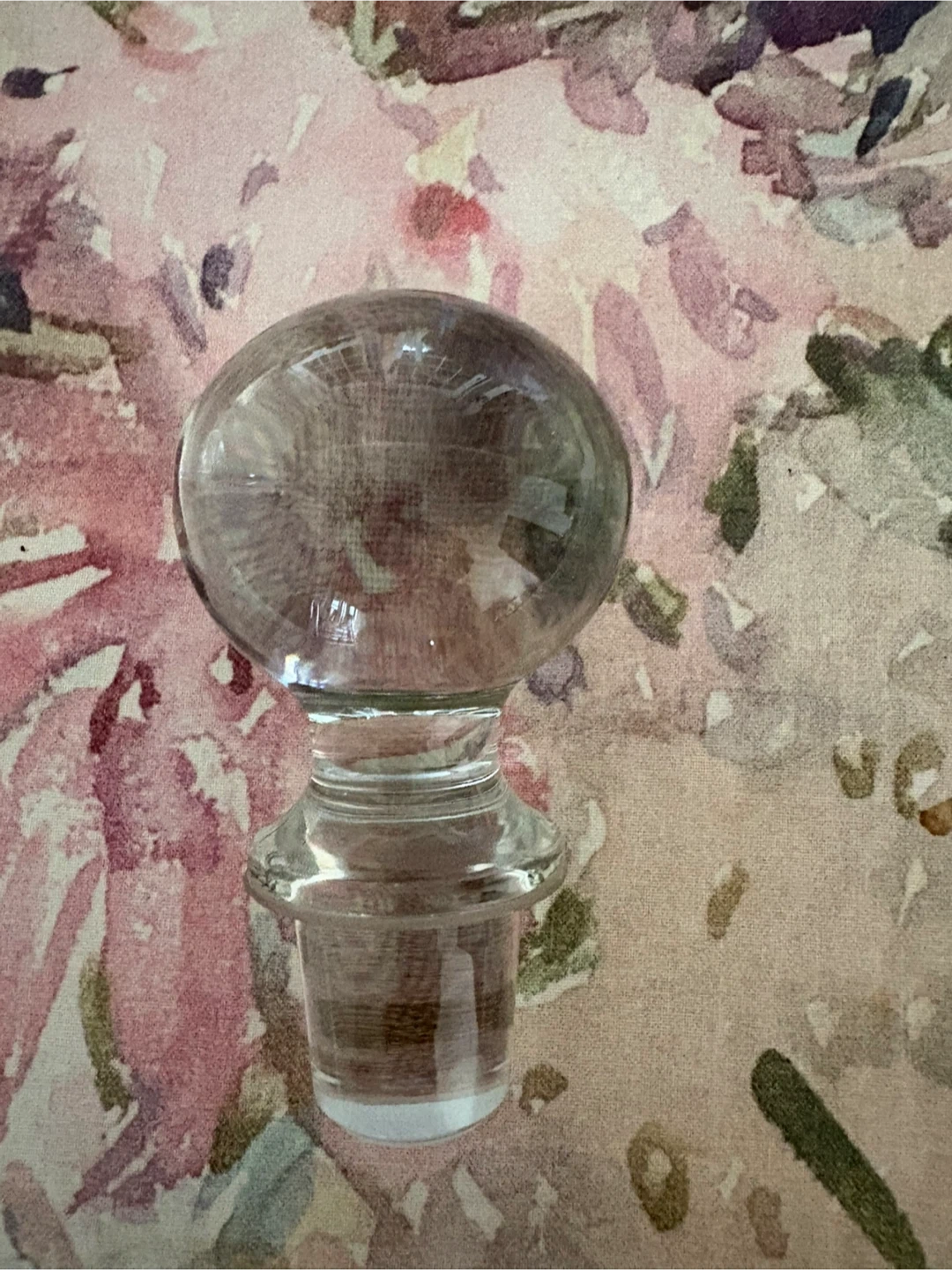 【中古品】ガラス製 デキャンタの写真3枚目