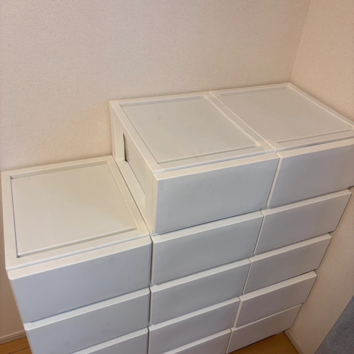 ニトリ 工具不要で組み立て簡単チェスト デコニーCV2の写真3枚目