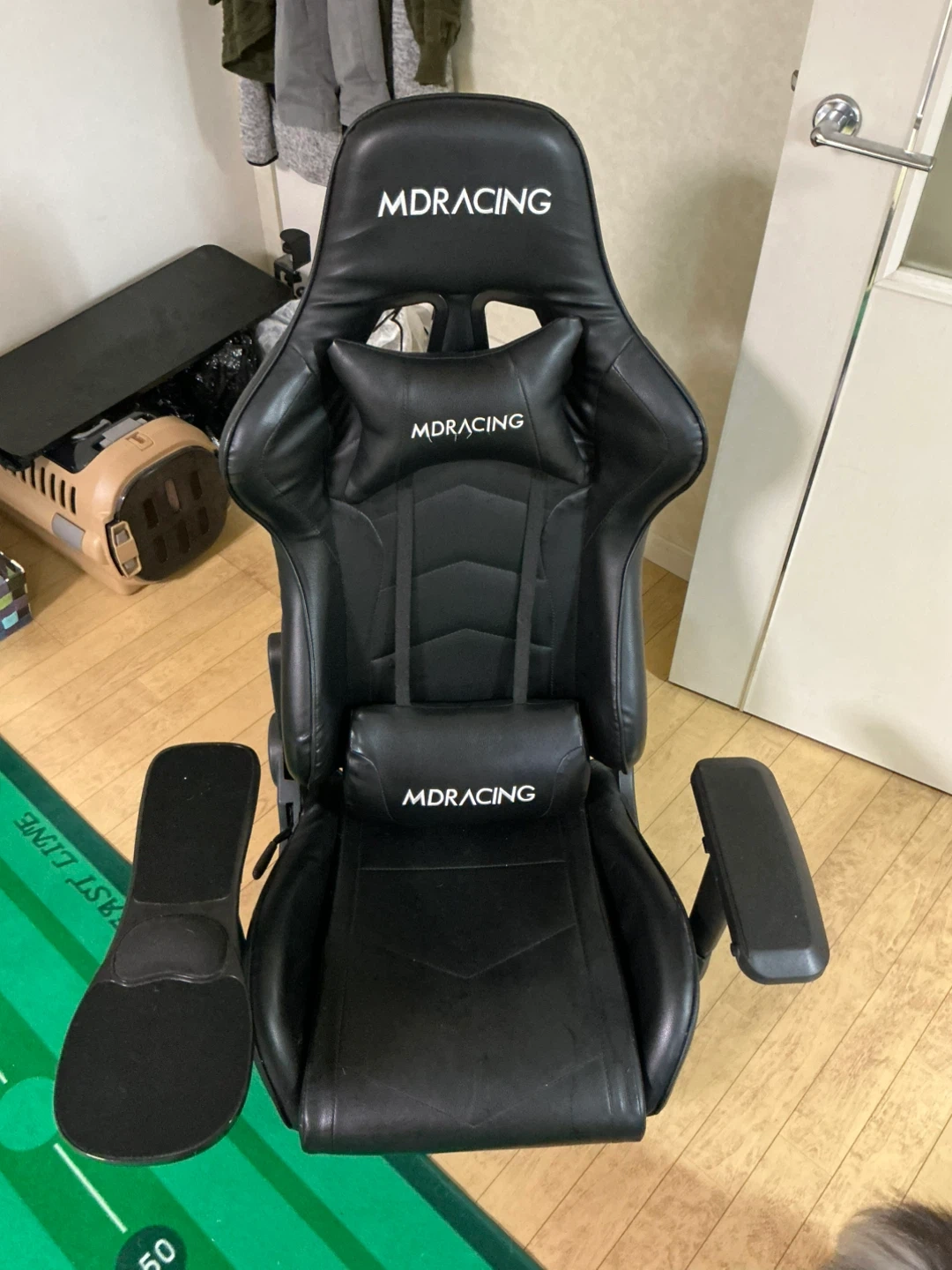 MDRACING ゲーミング座椅子 ブラック