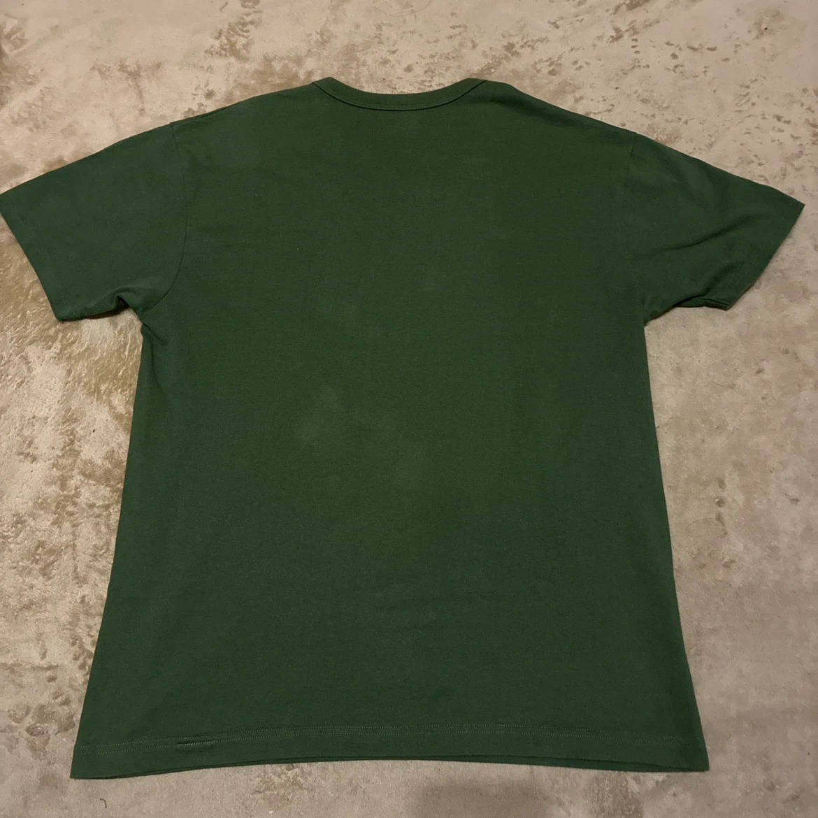 Hanes ヘンリーネック Tシャツ カーキ Lサイズの写真2枚目