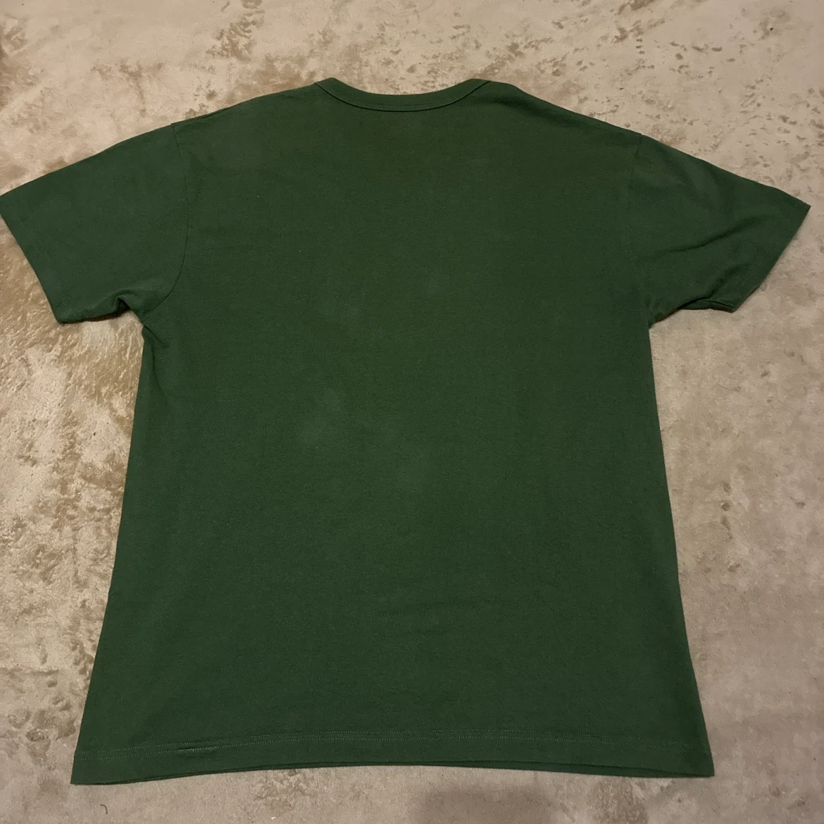 Hanes ヘンリーネック Tシャツ カーキ Lサイズの写真2枚目