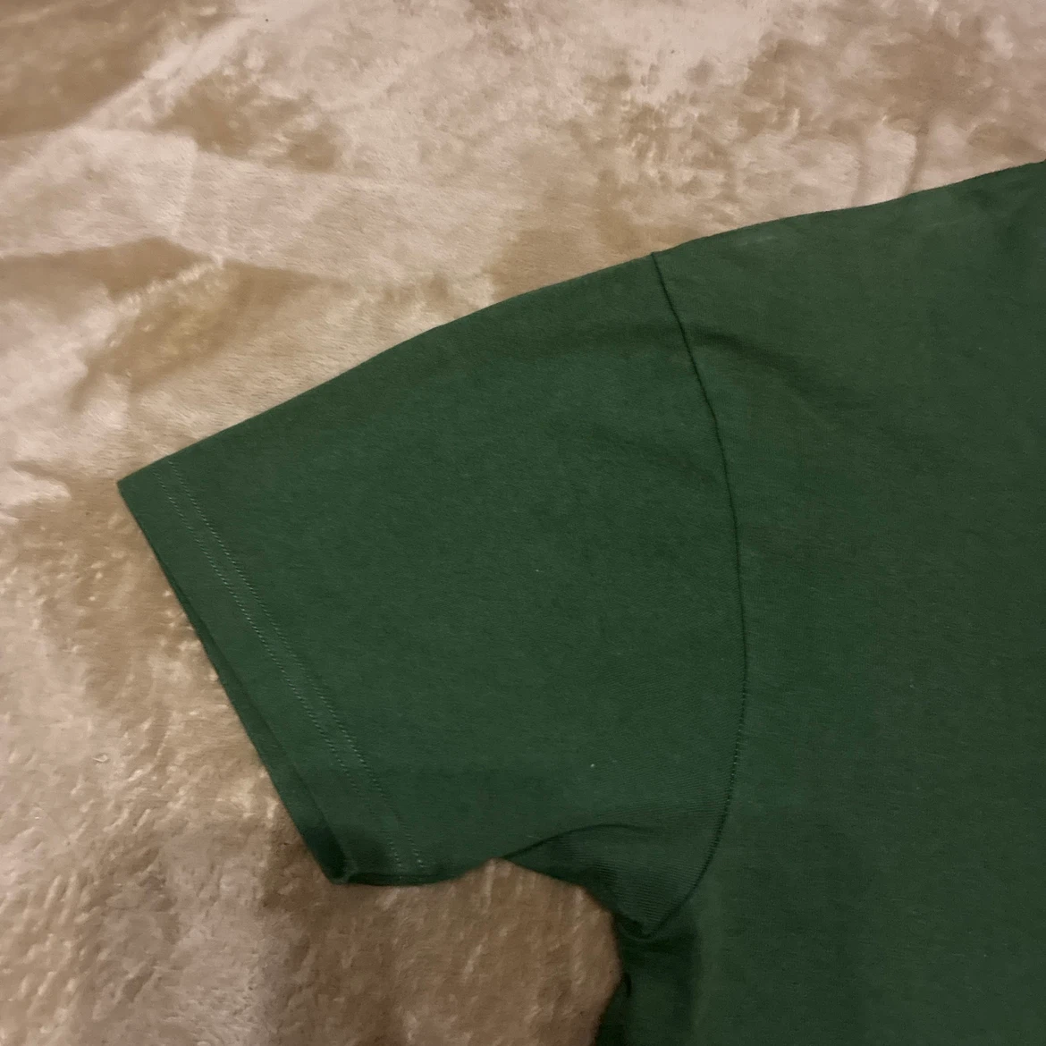 Hanes ヘンリーネック Tシャツ カーキ Lサイズの写真4枚目