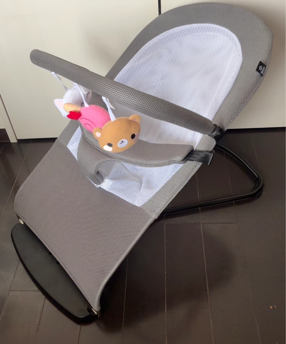 smart angel バウンサー バランスソフト グレーの写真2枚目