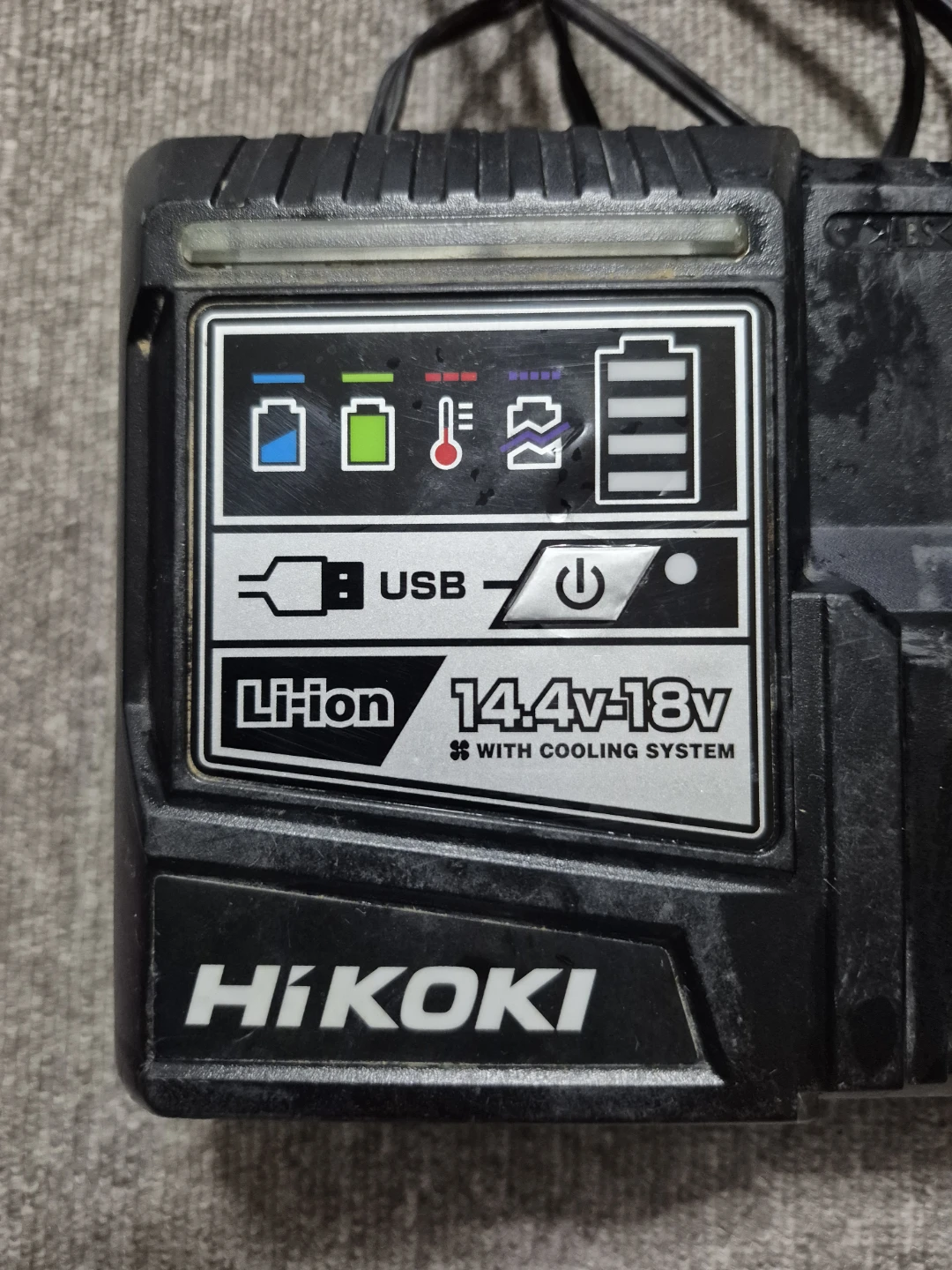 日立工機 ディスクグラインダ G18DSL 充電器付の写真3枚目
