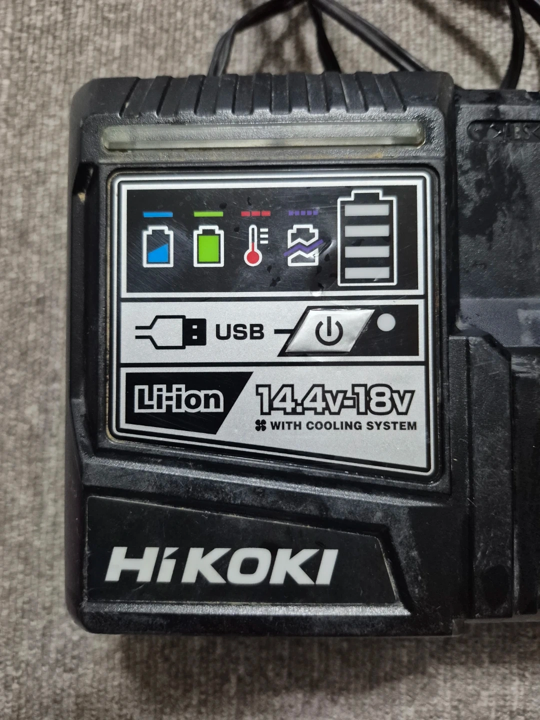 日立工機 ディスクグラインダ G18DSL 充電器付の写真3枚目