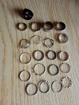 リング まとめ売り 21点セットの写真2枚目