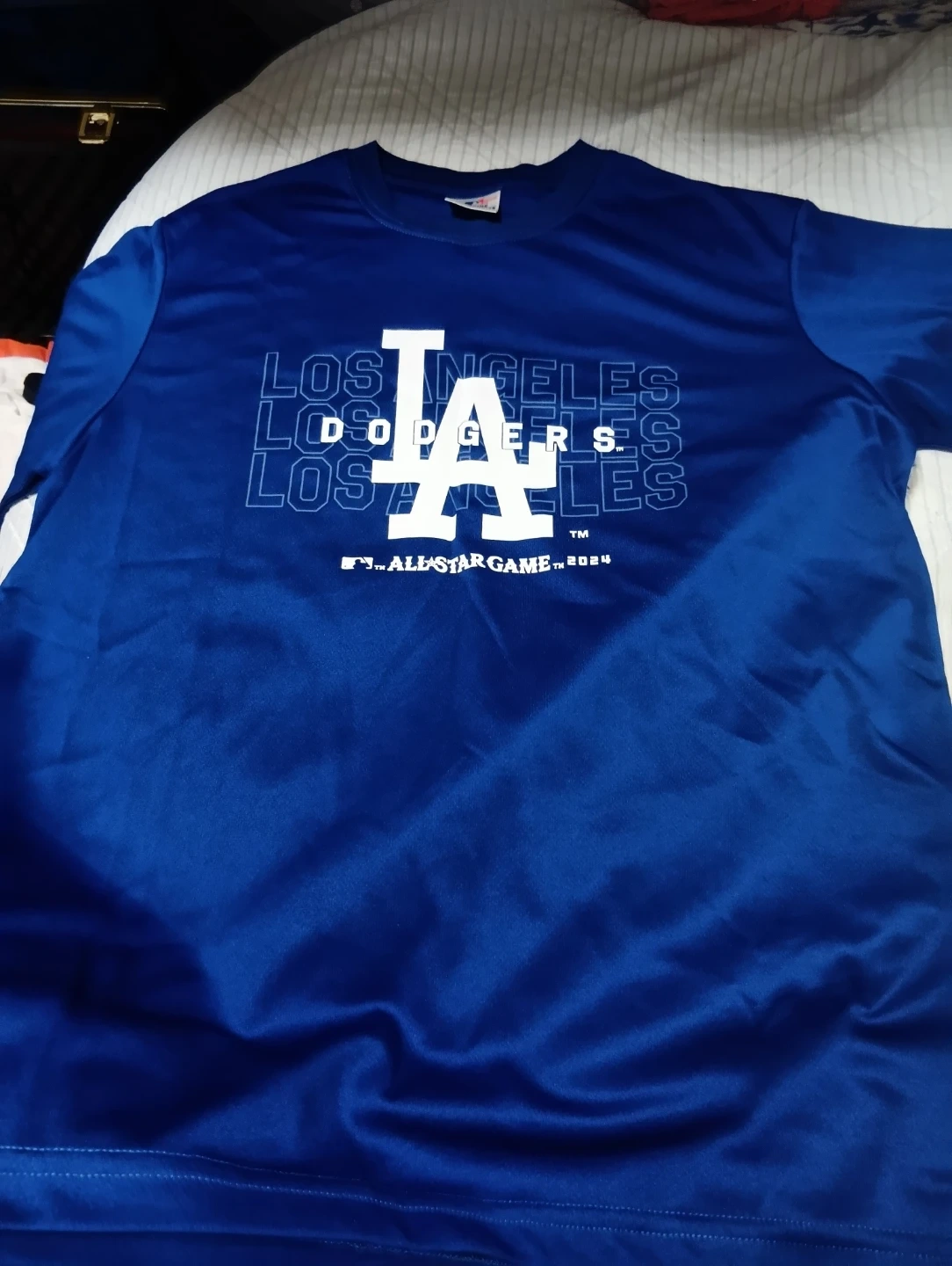 無料非対象!永久最終価格!MLB ドジャース オールスターTシャツ L 青