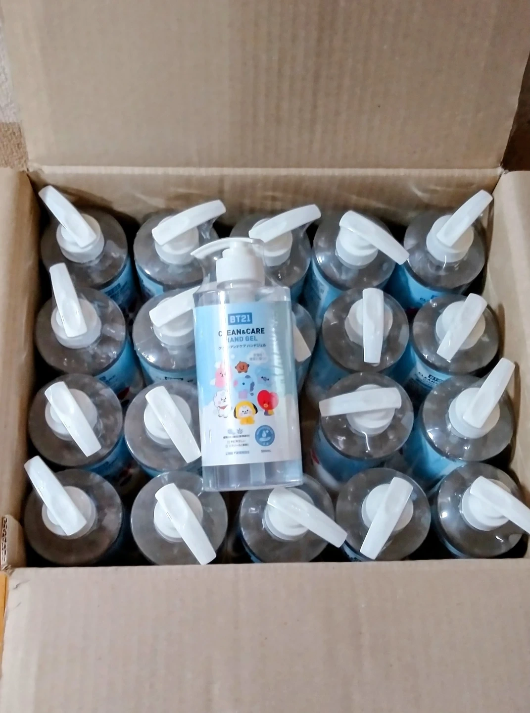 ハンドジェル 500ml 20本箱入りの写真2枚目