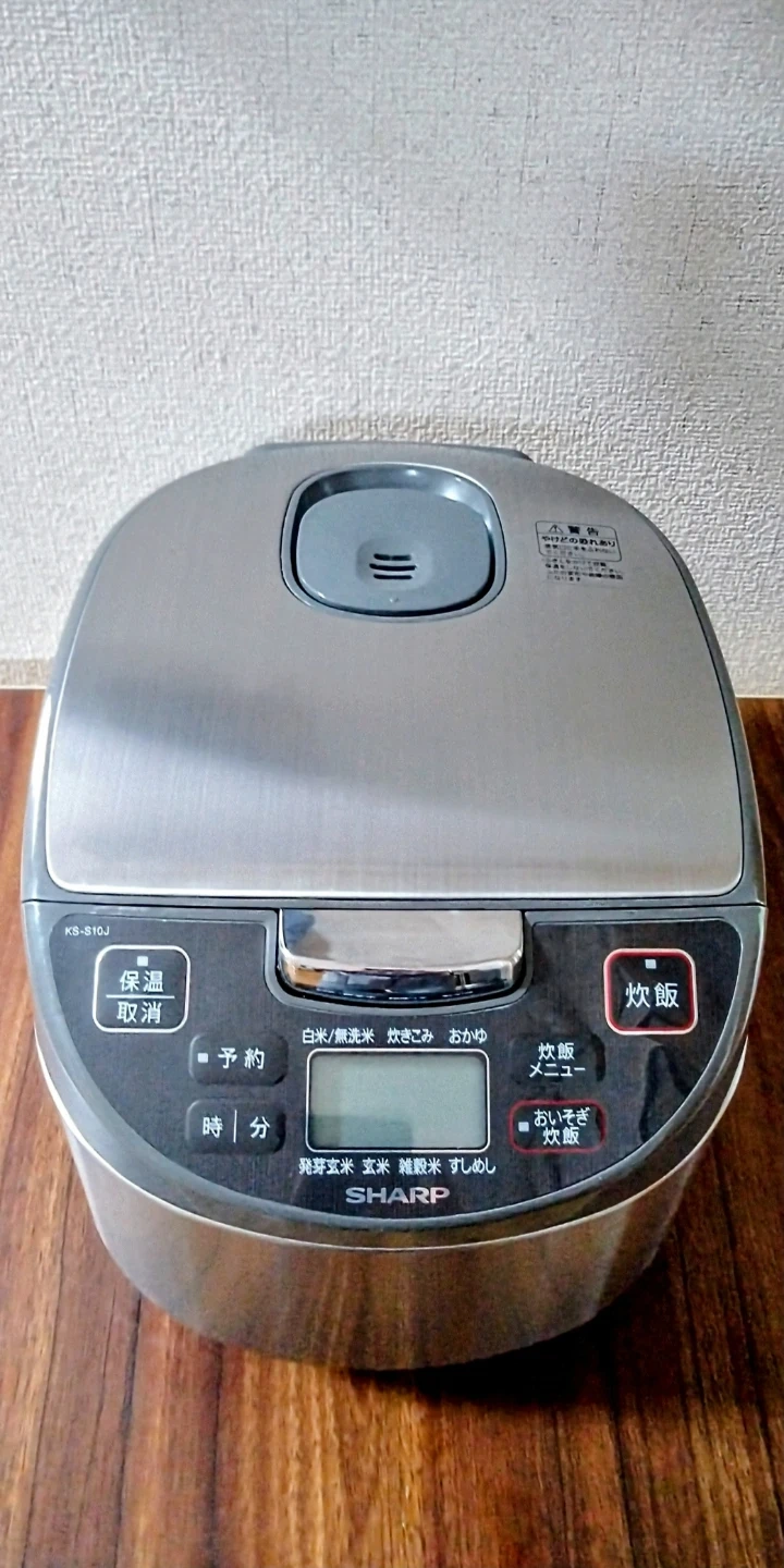 シャープ ジャー炊飯器 KS-S10J-S 1.0L 2023年製