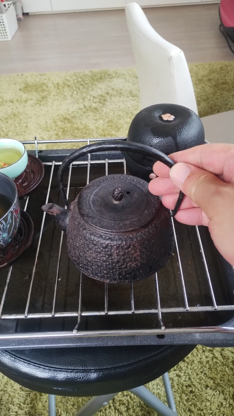 南部鉄器 鉄瓶 急須 黒の写真4枚目