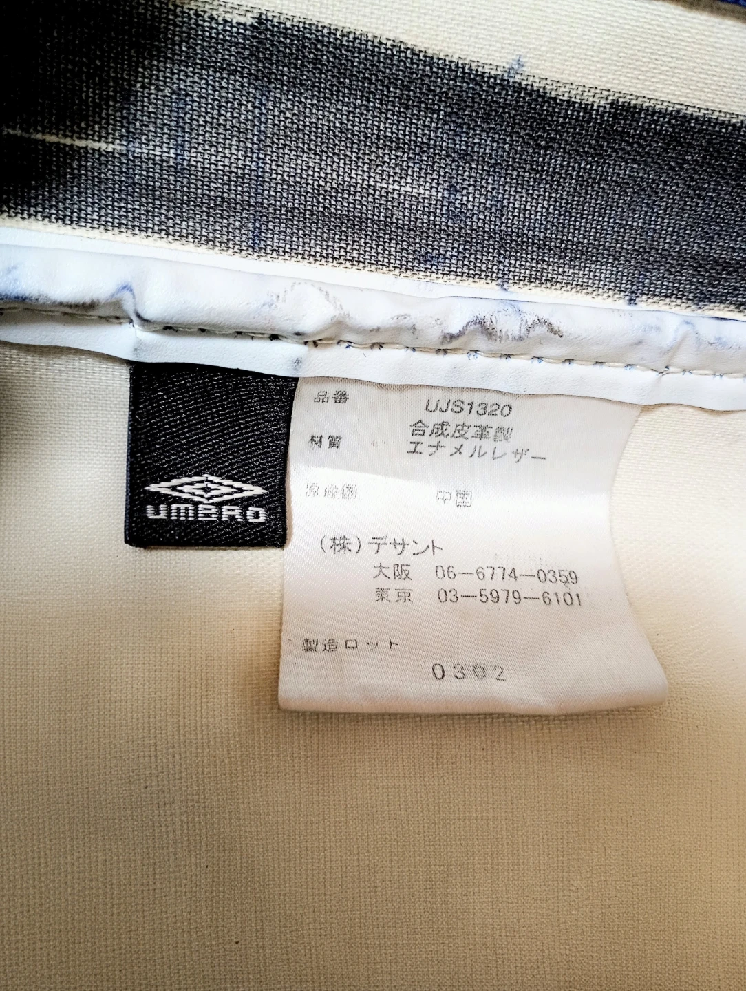 アンブロ エナメルバッグ 紺×オレンジ UJS1320の写真3枚目