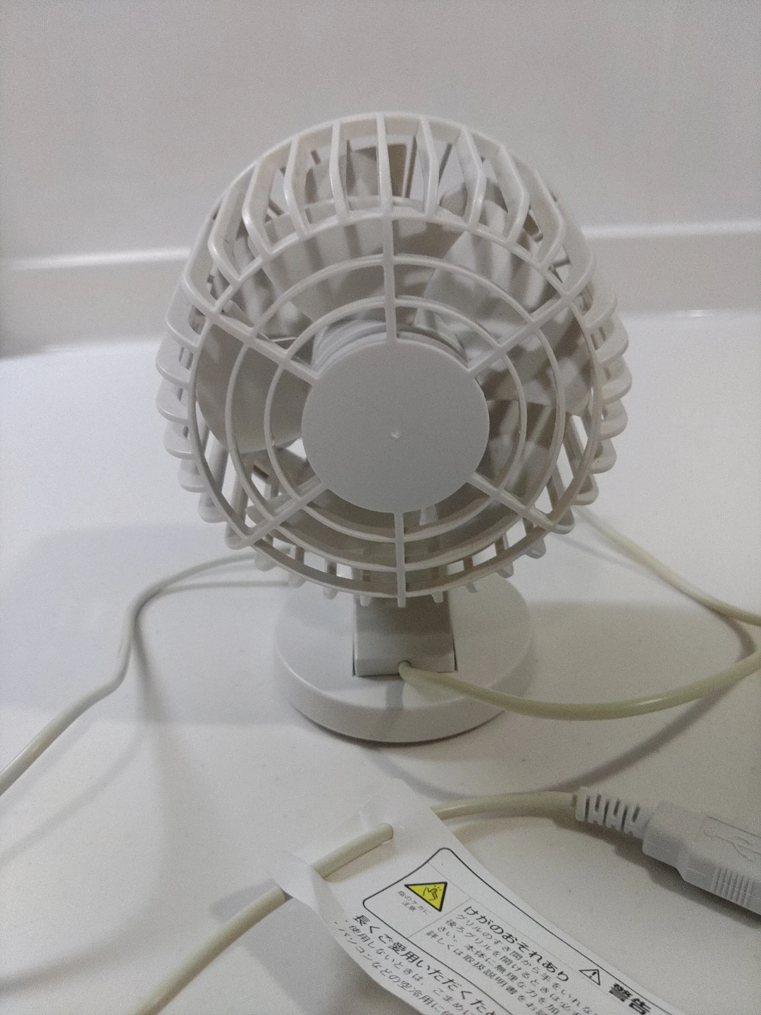 無印良品 USBデスクファン 9ZF001AZの写真4枚目