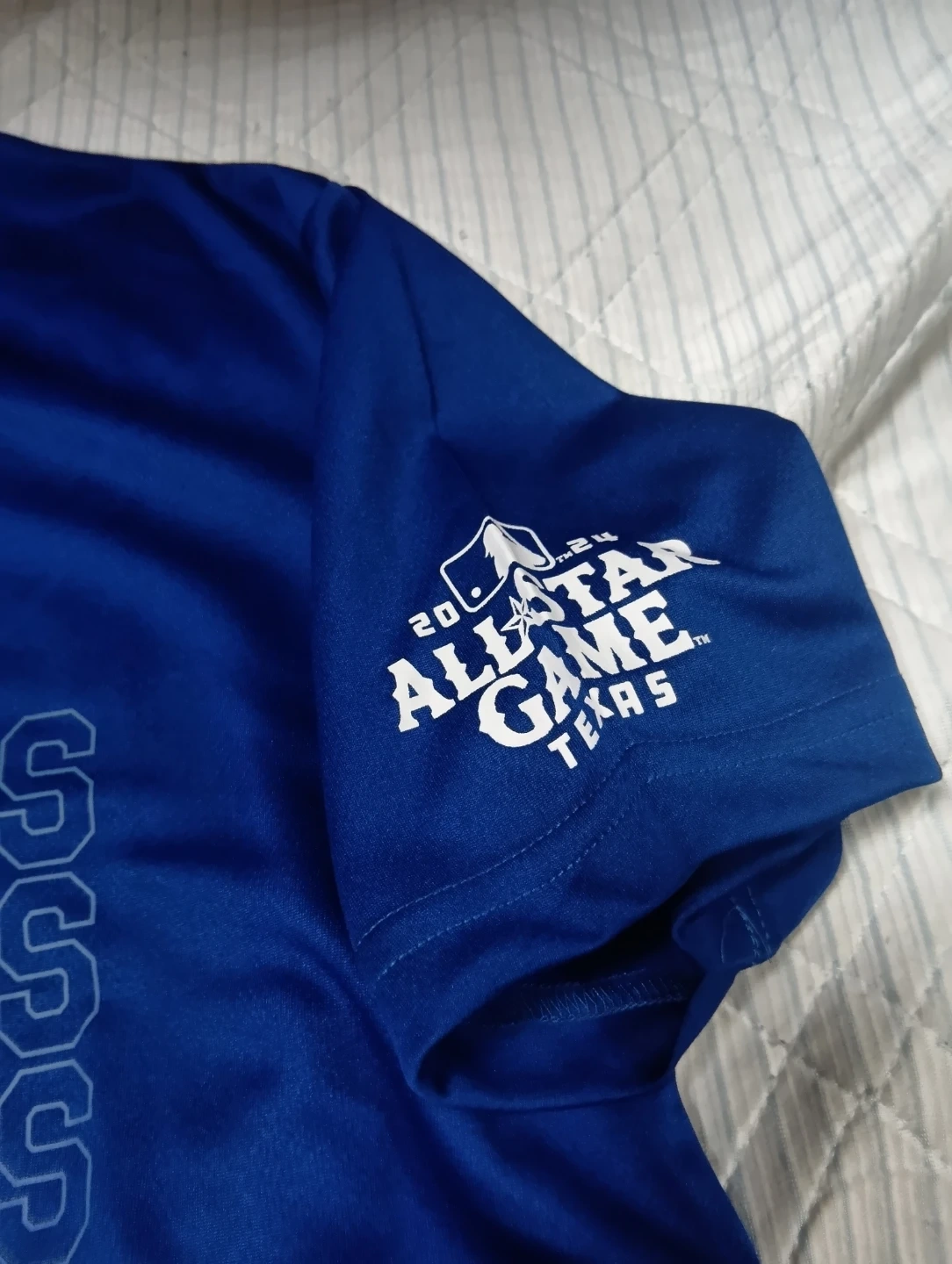 無料非対象!永久最終価格!MLB ドジャース オールスターTシャツ L 青の写真2枚目