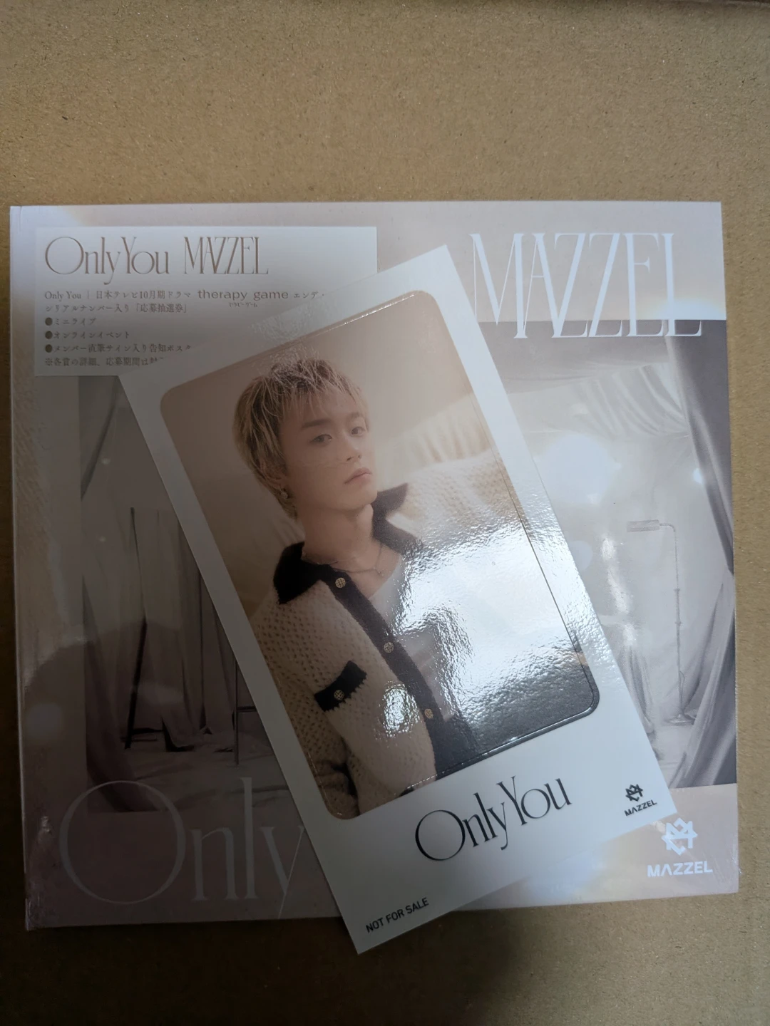 MAZZEL Only You 通常盤 ICカードシール付き