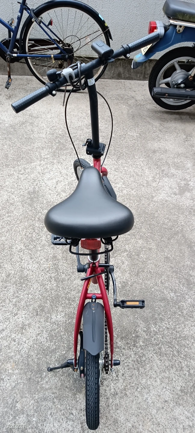 6月中旬迄 価格相談して下さい スリーストーン 折りたたみ自転車 赤