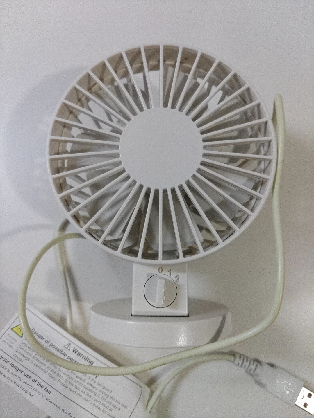 無印良品 USBデスクファン 9ZF001AZの写真7枚目