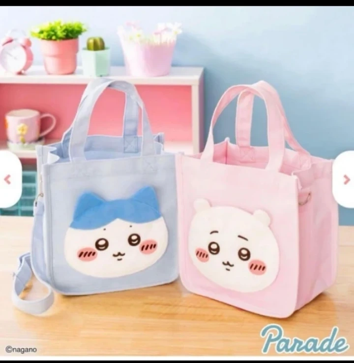 ちいかわ2Wayミニトートバッグ ちいかわ ピンクの写真2枚目