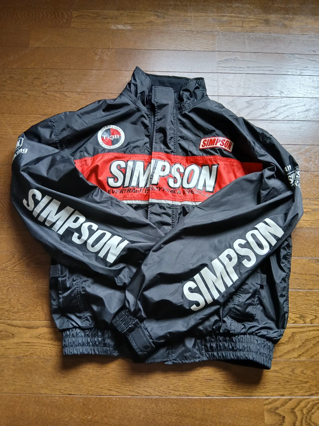 SIMPSON バイク用レインスーツ 上下セット 4Lの写真2枚目
