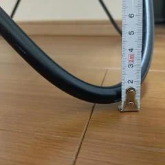 バタフライチェア 本革 ブラウンの写真10枚目