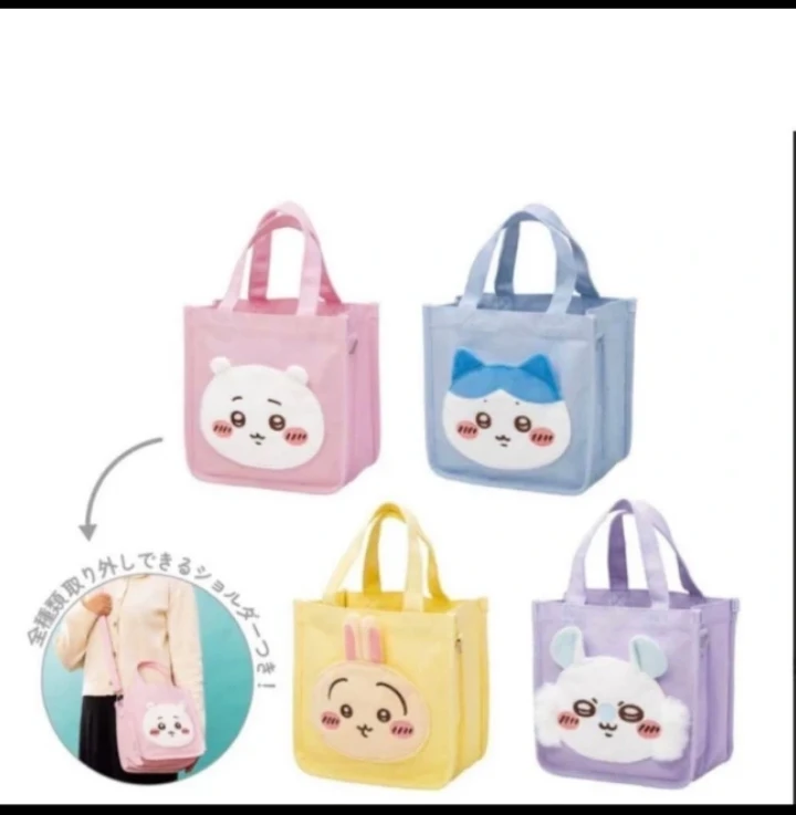ちいかわ2Wayミニトートバッグ  ちいかわ ピンクの写真4枚目