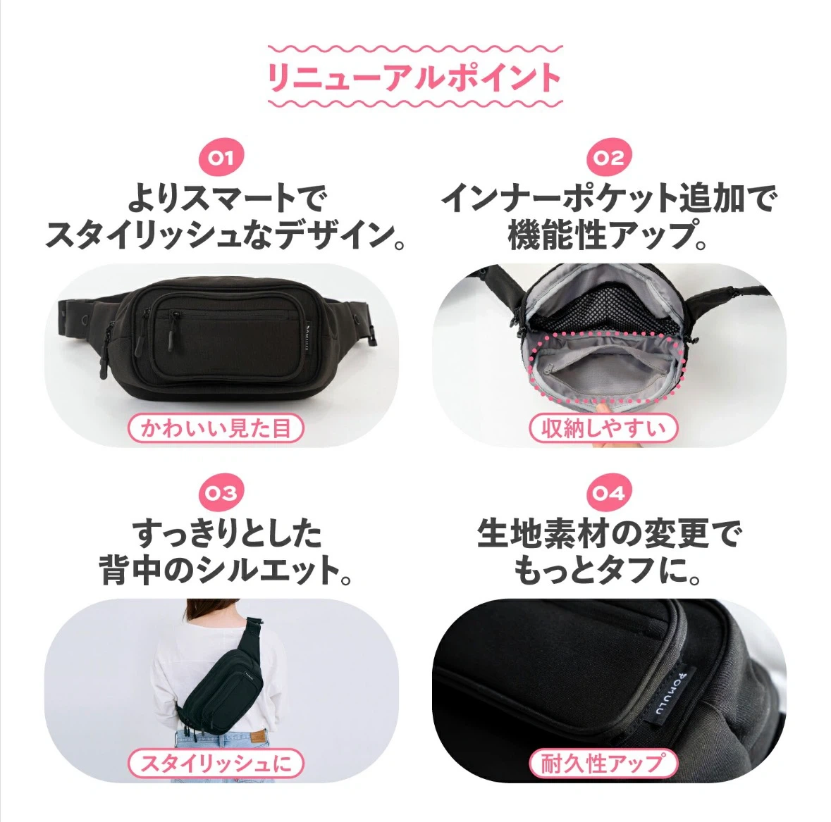 ポムル 2WAYヒップシート ボディバッグの写真5枚目