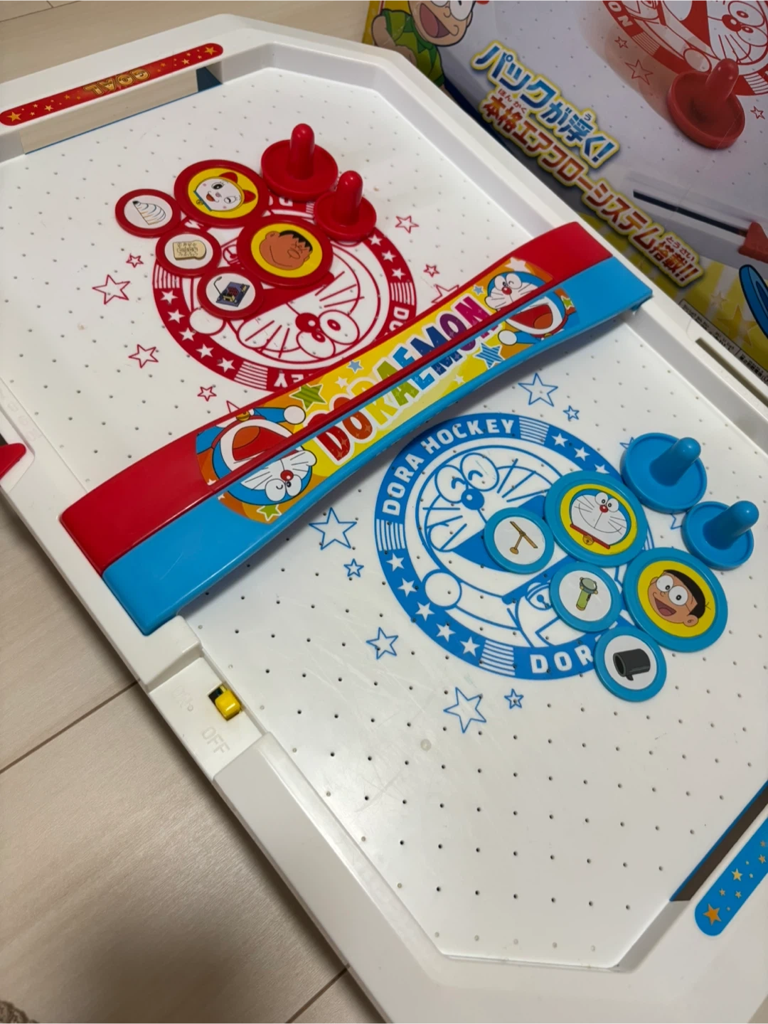 ドラホッケーダブルス　ドラえもん　ホッケー　玩具の写真2枚目