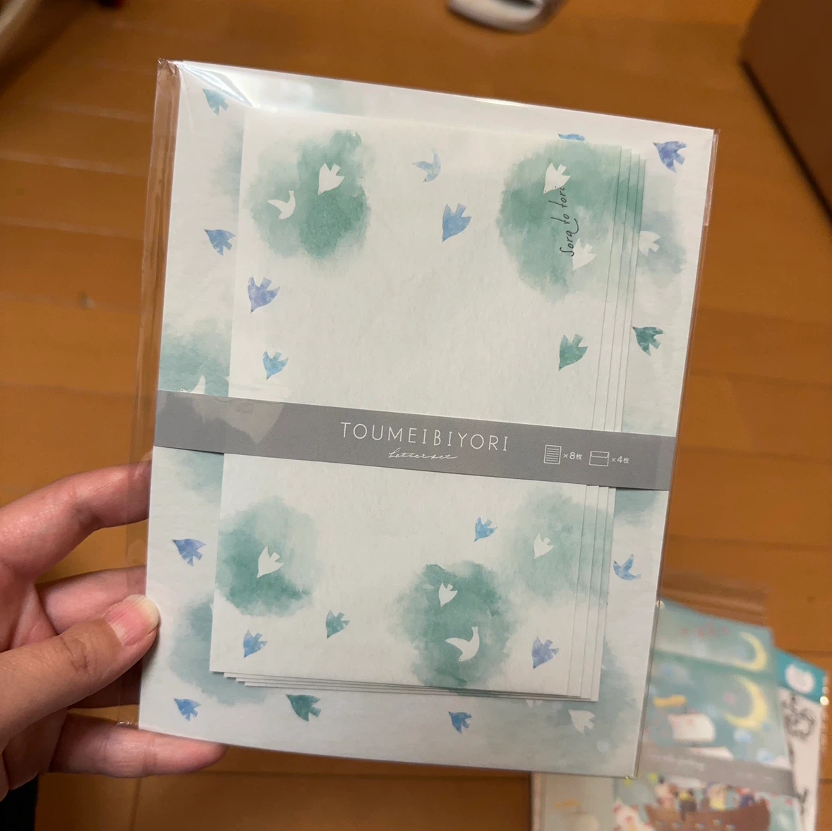 レターセット 3点セット まとめ売り　クリアスタンプ　アニマルの写真5枚目